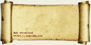 Brnča Starčević vizit kartica